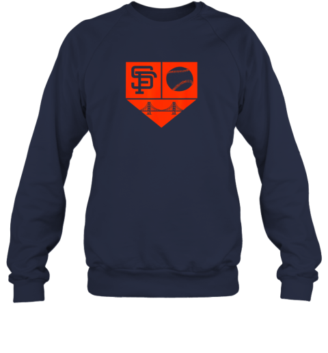 ekdx san francisco baseball vintage sf pride giant gift sweatshirt 35 front navy