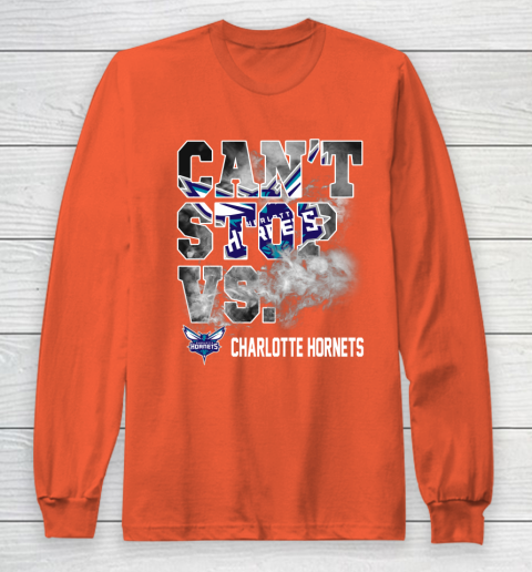 NBA Charlotte Hornets Basketball Can't Stop Vs Long Sleeve T-Shirt 3