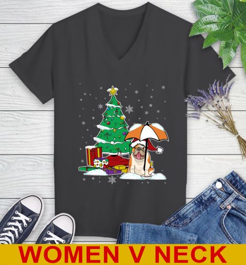 Bulldog Christmas Dog Lovers Shirts 80