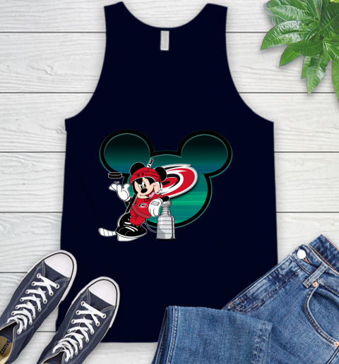 NHL Carolina Hurricanes Stanley Cup Mickey Mouse Disney Hockey T Shirt Tank Top 3