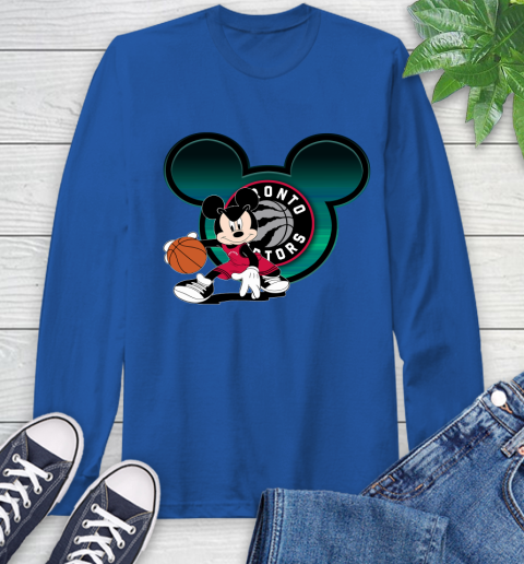 NBA Toronto Raptors Mickey Mouse Disney Basketball Long Sleeve T-Shirt 9