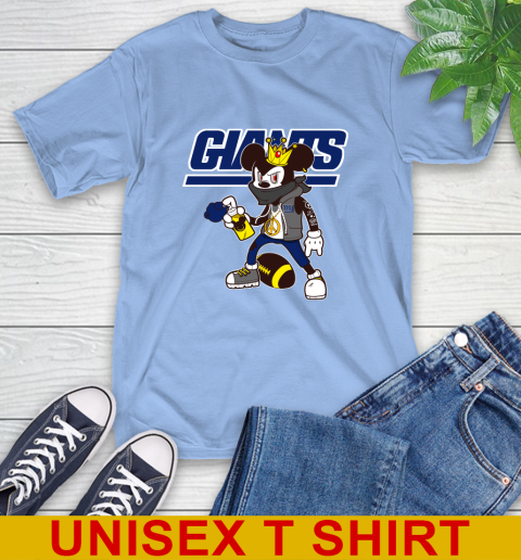 New York Giants NFL Football Mickey Peace Sign Sports T-Shirt 11