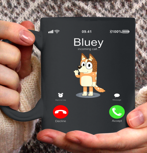 Blueys is Calling Funny Iphone Ceramic Mug 11oz