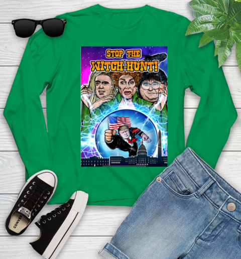 Stop The Witch Hunt Trump Youth Long Sleeve 6