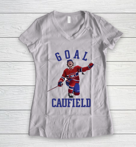 Goal Caufield Shirt Canadiens Women's V-Neck T-Shirt