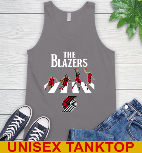 NBA Basketball Portland Trail Blazers The Beatles Rock Band Shirt Tank Top 6
