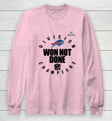 Buffalo Bills East Champions 2020 NFL Playoffs Division Won Not Done Long Sleeve T-Shirt 6