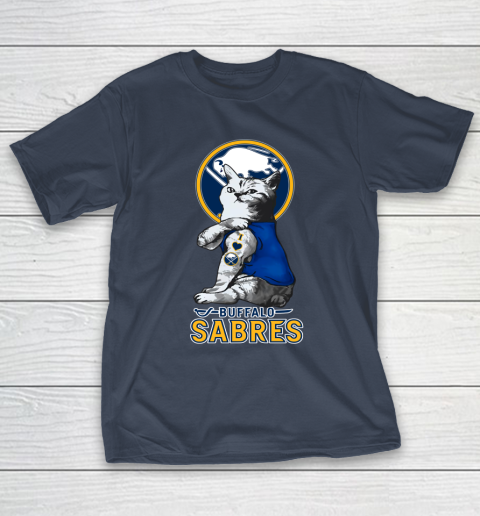 NHL My Cat Loves Buffalo Sabres Hockey T-Shirt 3