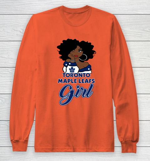 Toronto Maple Leafs Girl NHL Long Sleeve T-Shirt 5