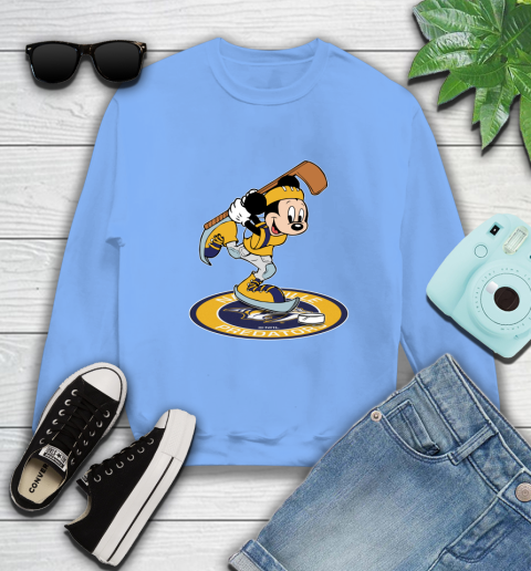 NHL Hockey Nashville Predators Cheerful Mickey Disney Shirt Sweatshirt 11
