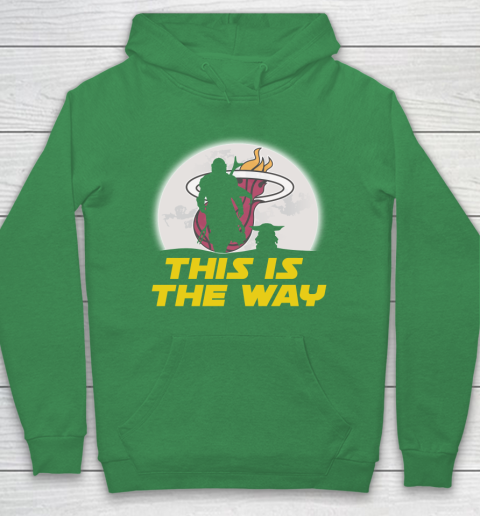 Miami Heat NBA Basketball Star Wars Yoda And Mandalorian This Is The Way Hoodie 5