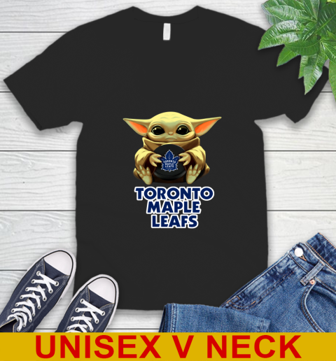NHL Hockey Toronto Maple Leafs Star Wars Baby Yoda Shirt 50
