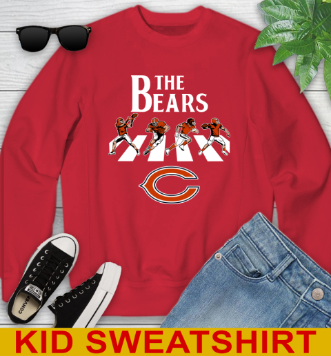 NFL Football Chicago Bears The Beatles Rock Band Shirt Youth Sweatshirt 7