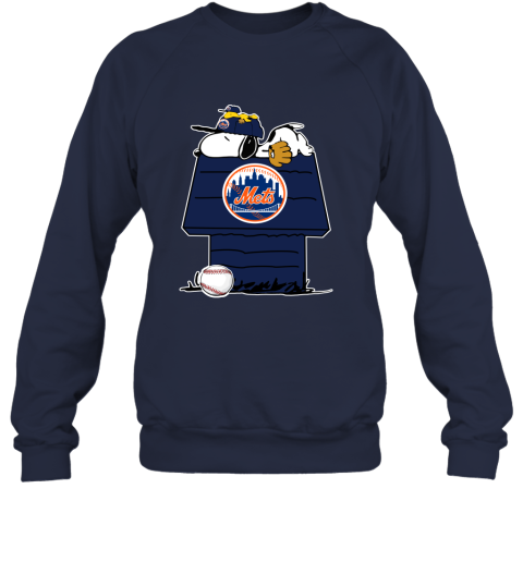 MLB New York Mets Snoopy Woodstock The Peanuts Movie Baseball T Shirt NsVKHGw7ZCY sweatshirt 35 95 151514 front navy