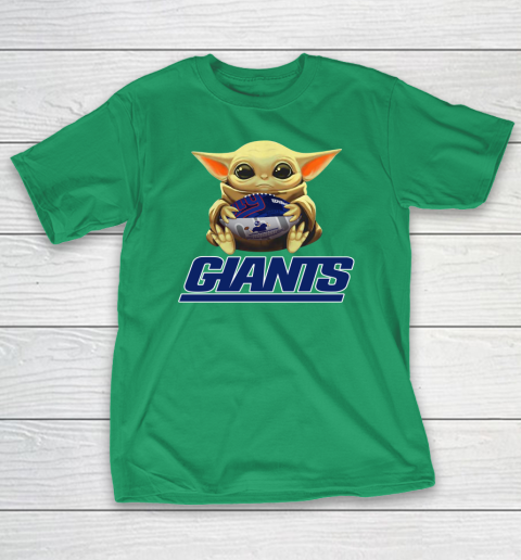 NFL Football New York Giants Baby Yoda Star Wars T-Shirt 7