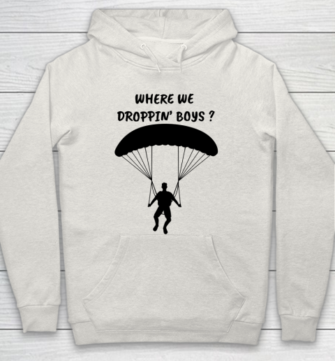 Fortnite Tshirt Where we droppin Boys Hoodie 8