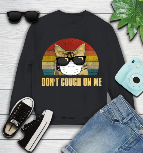 Nurse Shirt Funny Flu Don't Cough On Me Vintage Cat Lover gift T Shirt Youth Sweatshirt