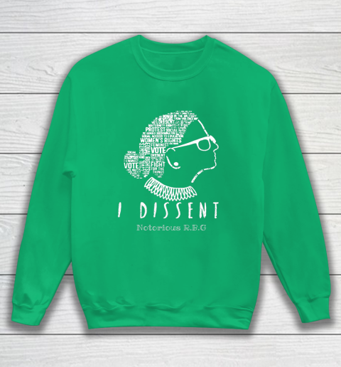 Notorious RBG Ruth Bader Ginsburg I Dissent Sweatshirt 5