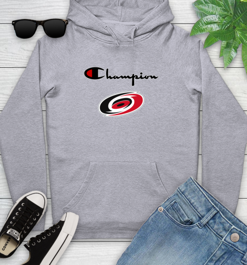 NHL Hockey Carolina Hurricanes Champion Shirt Youth Hoodie 4