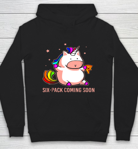 Unicorn Six Pack Funny Cute Shirt Coming Soon Fat Unicorn Hoodie