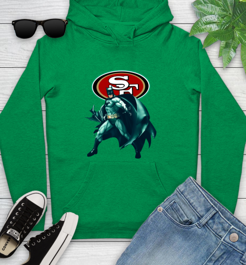 NFL Batman Football Sports San Francisco 49ers Youth Hoodie 7