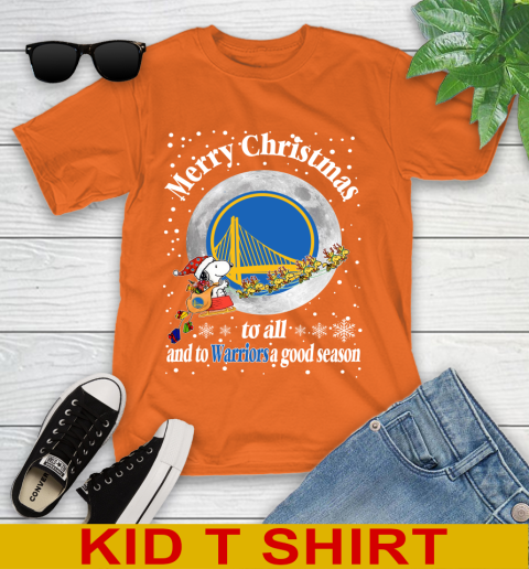 Golden State Warriors Merry Christmas To All And To Warriors A Good Season NBA Basketball Sports Youth T-Shirt 8
