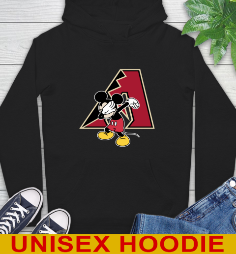 Arizona Diamondbacks MLB Baseball Dabbing Mickey Disney Sports Hoodie 2