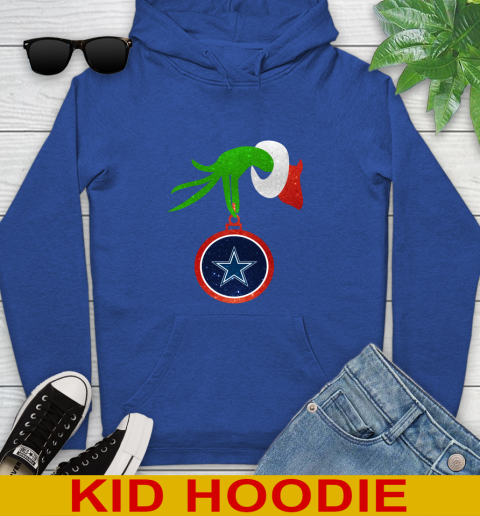 Dallas Cowboys Grinch Merry Christmas NFL Football Youth Hoodie 10