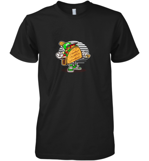 Taco Baseball Shirt Baseball Playing Taco Premium Men's T-Shirt
