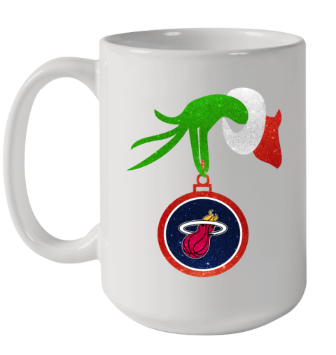 Miami Heat Grinch Merry Christmas NBA Basketball Ceramic Mug 15oz