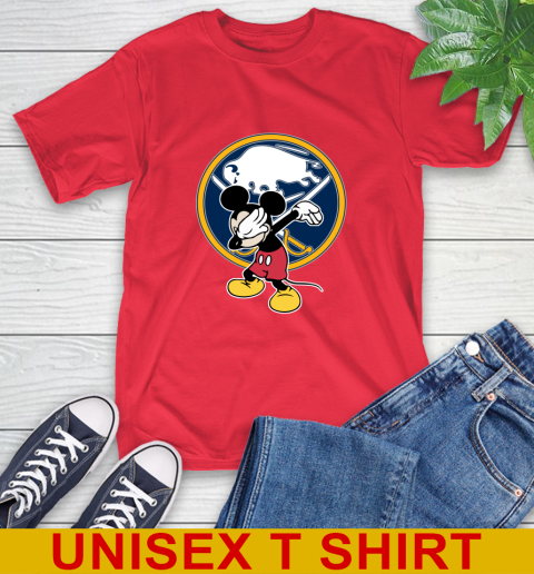 Buffalo Sabres NHL Hockey Dabbing Mickey Disney Sports T-Shirt 10