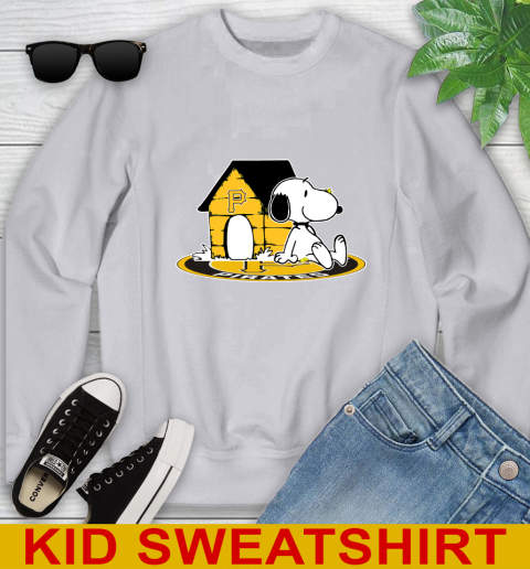 MLB Baseball Pittsburgh Pirates Snoopy The Peanuts Movie Shirt Youth Sweatshirt 4