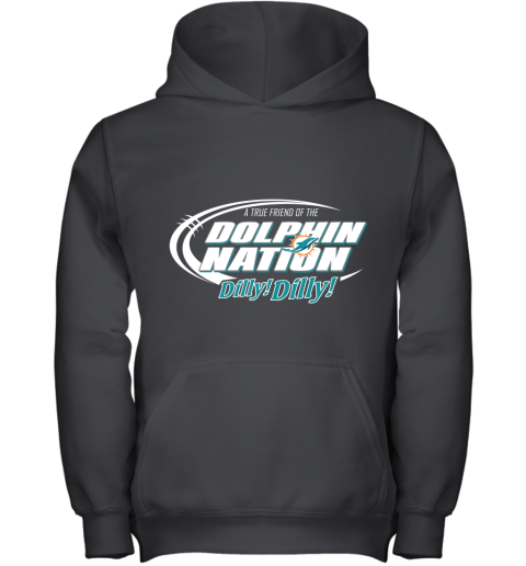 A True Friend Of The Dolphin Nation Youth Hoodie