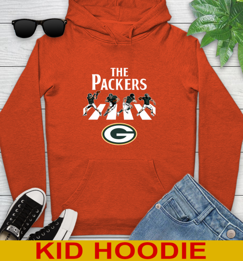 NFL Football Green Bay Packers The Beatles Rock Band Shirt Youth Hoodie 4