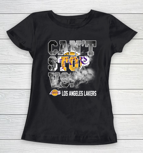 NBA Los Angeles Lakers Basketball Can't Stop Vs Women's T-Shirt