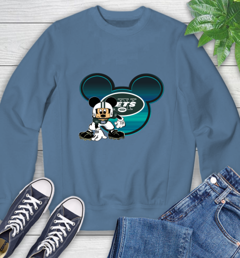 NFL New York Jets Mickey Mouse Disney Football T Shirt Sweatshirt 7