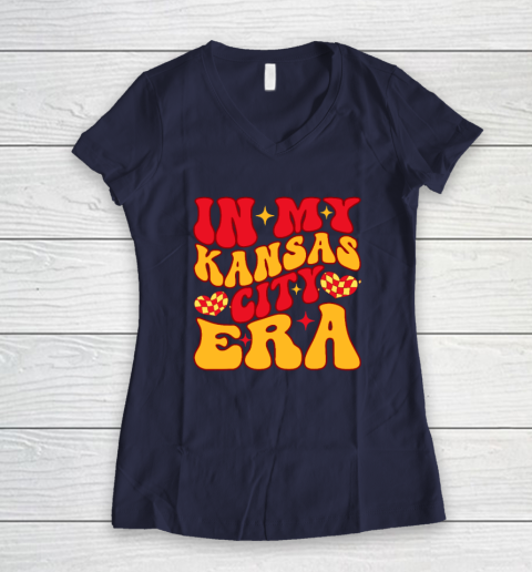 Groovy In My Kansas City Era Women's V-Neck T-Shirt 7