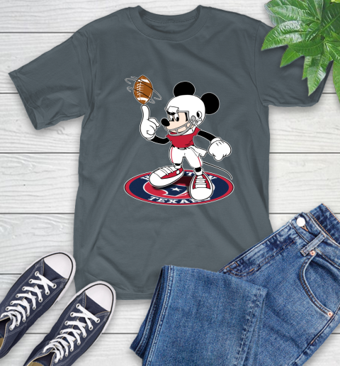 NFL Football Houston Texans Cheerful Mickey Disney Shirt T-Shirt 7