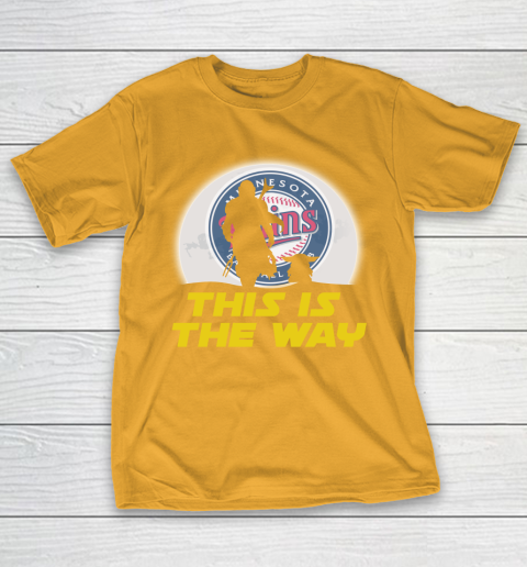 Minnesota Twins MLB Baseball Star Wars Yoda And Mandalorian This Is The Way T-Shirt 2