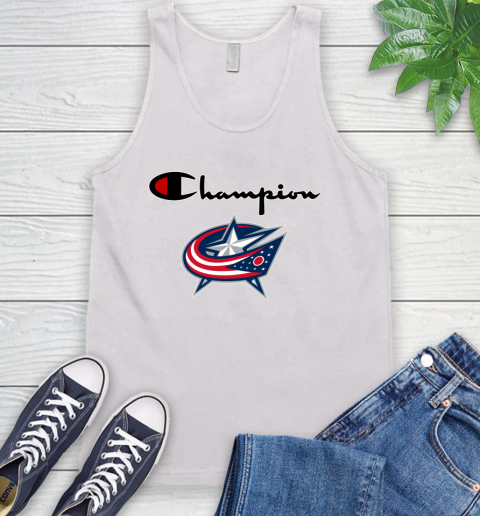 NHL Hockey Columbus Blue Jackets Champion Shirt Tank Top