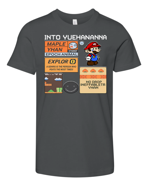 Into Yuehananna Super Mario Bros Premium Premium Youth T-shirt
