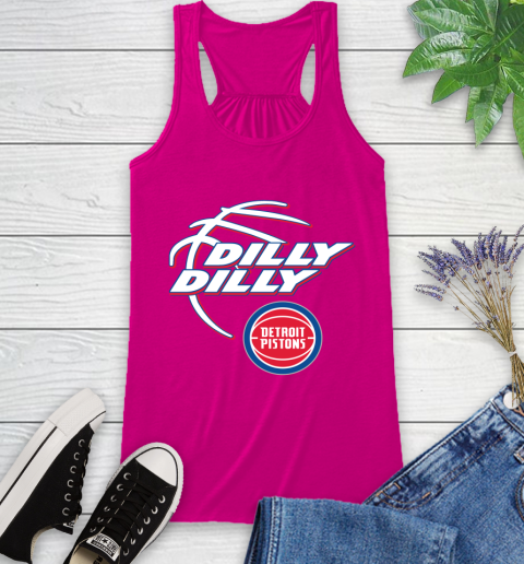 NBA Detroit Pistons Dilly Dilly Basketball Sports Racerback Tank 8