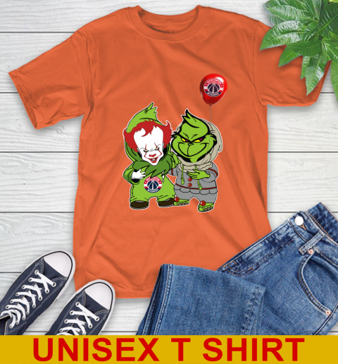 Washington Wizards Baby Pennywise Grinch Christmas NBA Basketball T-Shirt 6 Washington Wizards Baby Pennywise Grinch Christmas NBA Basketball T-Shirt - Image 6