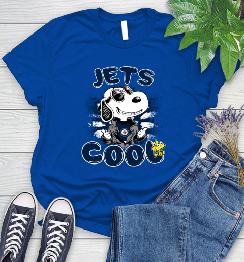 NHL Hockey Winnipeg Jets Cool Snoopy Shirt Women's T-Shirt 10