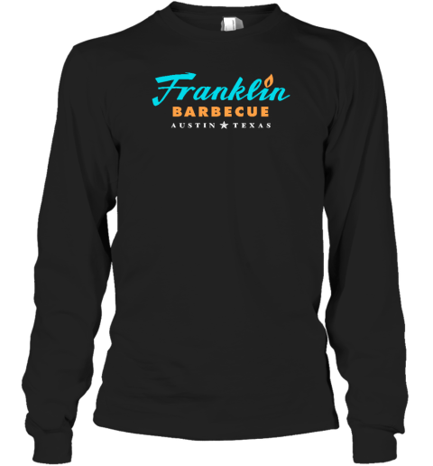 Jet Tila Wearing Franklin Barbecue Austin Texas Long Sleeve T