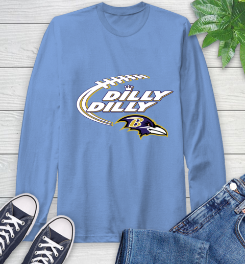 NFL Baltimore Ravens Dilly Dilly Football Sports Long Sleeve T-Shirt 11