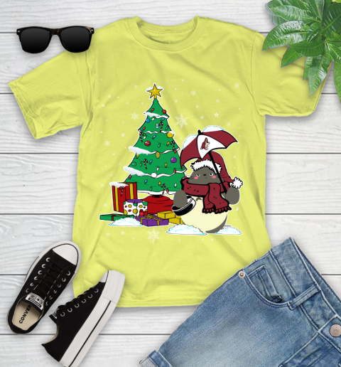 Arizona Coyotes NHL Hockey Cute Tonari No Totoro Christmas Sports Youth T-Shirt 10