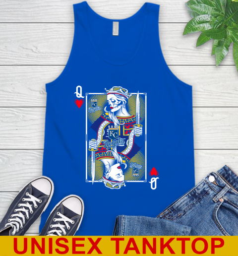 MLB Baseball Kansas City Royals The Queen Of Hearts Card Shirt Tank Top 4