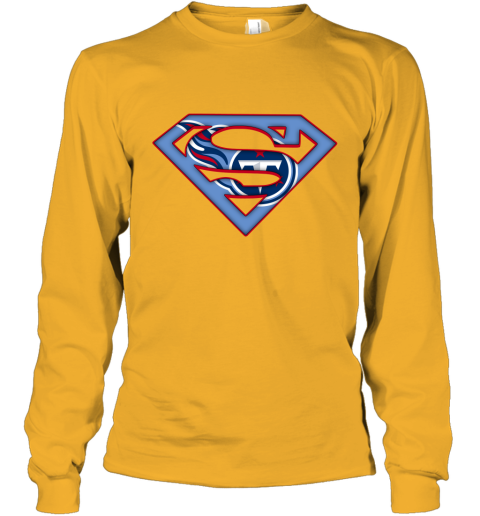 We Are Undefeatable Tennessee Titans X Superman NFL Long Sleeve T