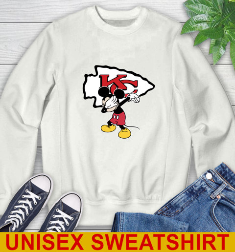 Kansas City Chiefs NFL Football Dabbing Mickey Disney Sports Sweatshirt
